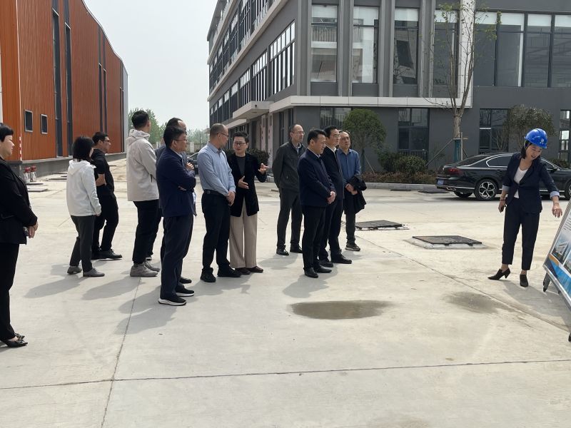 市委常委组织部长耿鹏与上海金山区副区长调研安徽喜华环保科技发